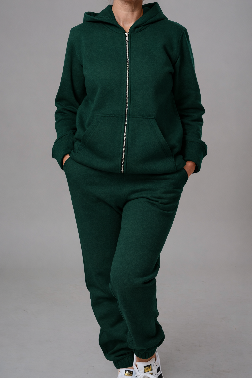 Trening Bumbac Verde Inchis