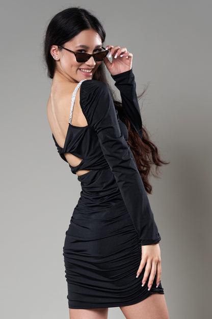 Rochie din lycra neagră