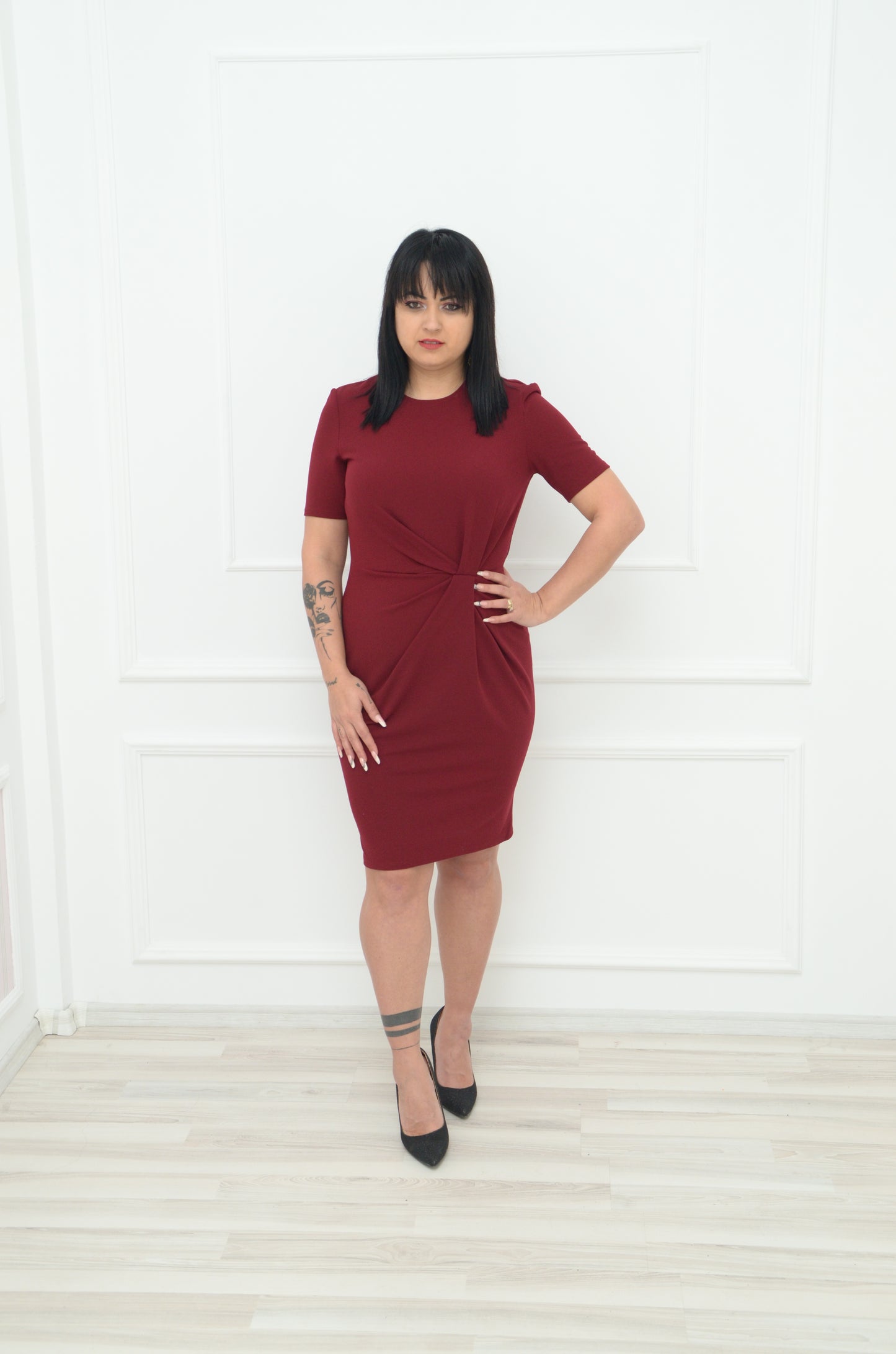 Rochie Roma Vișinie