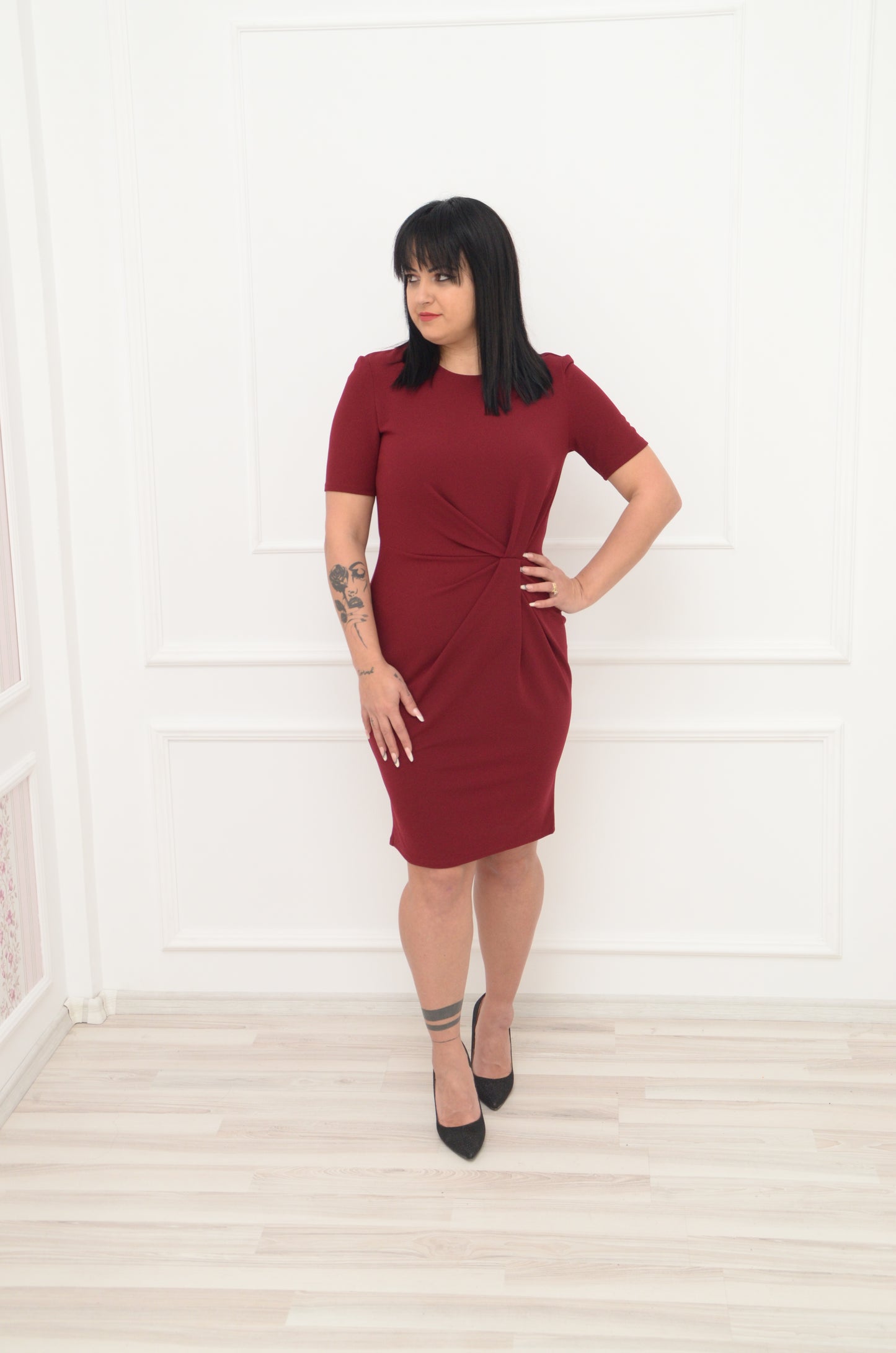 Rochie Roma Vișinie