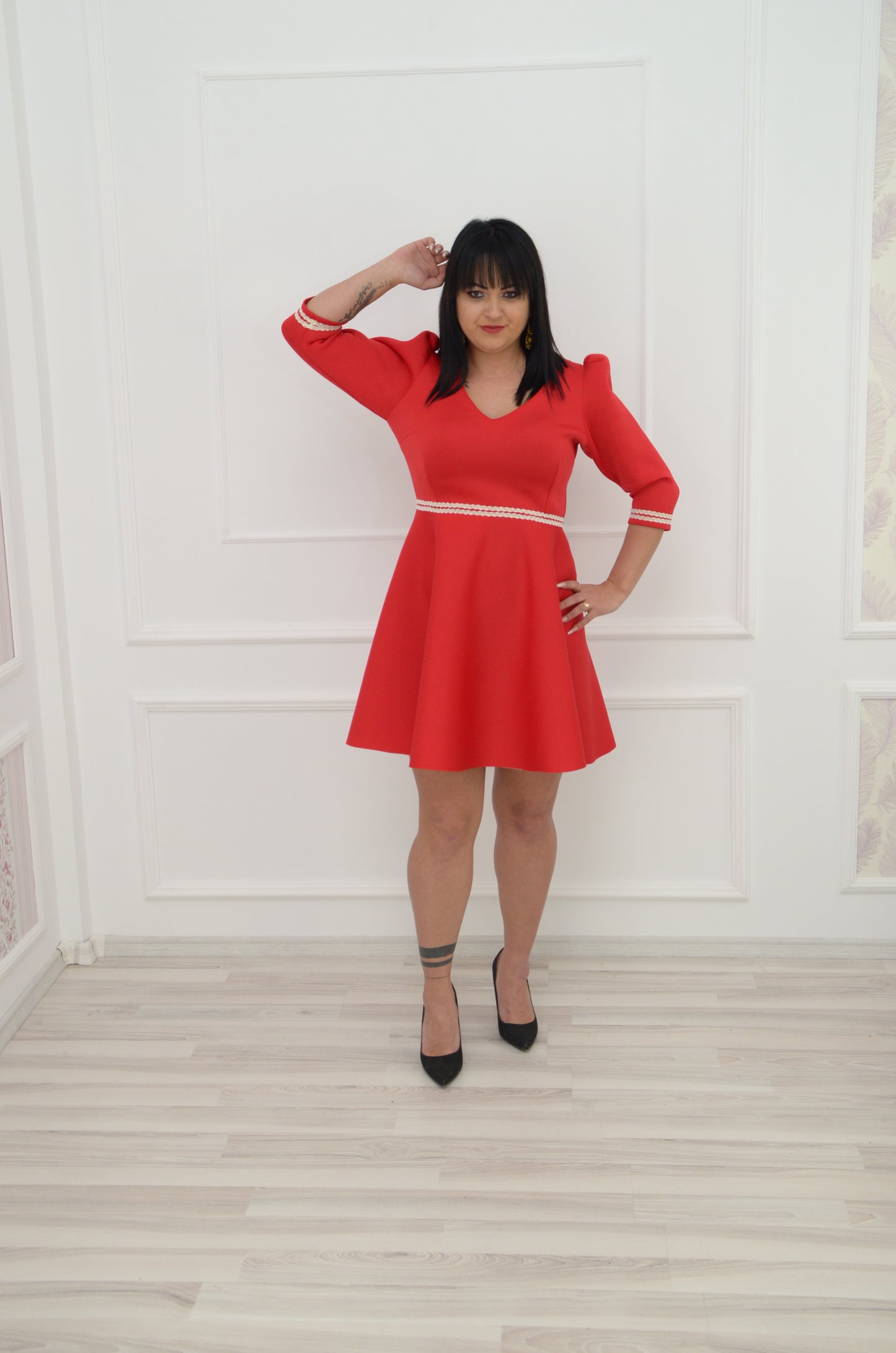 Rochie Roșie Scurtă
